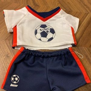 Build a bear full soccer outfit